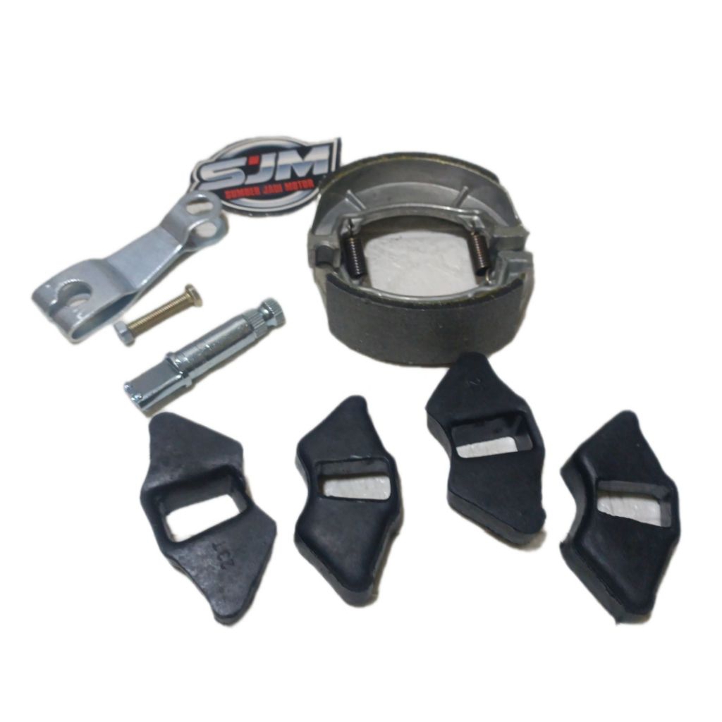 kampas rem belakang /paha rem/as paha rem/karet angkatan kawasaki kaze SET