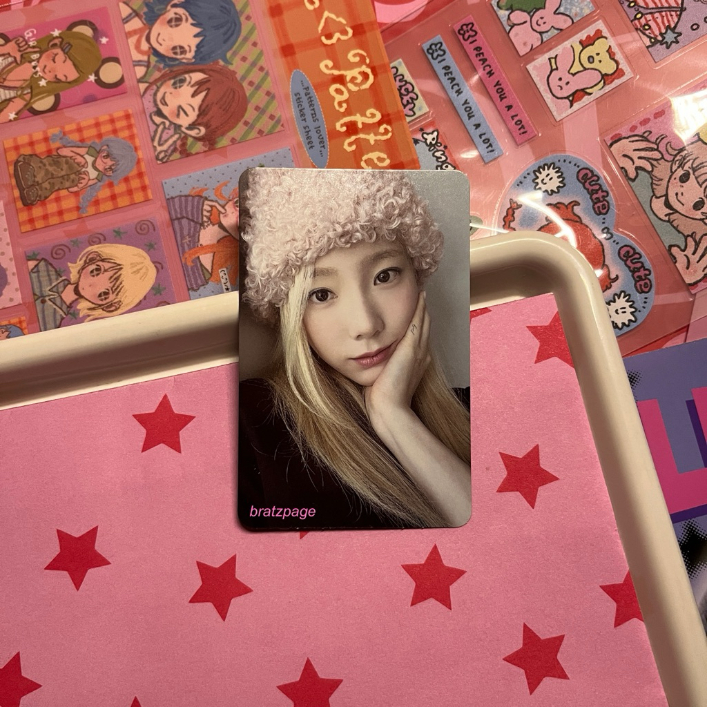 taeyeon invu limited ver photocard snsd girls generation