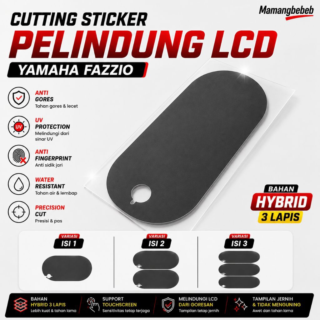 STICKER SPEEDOMETER LCD FAZIO