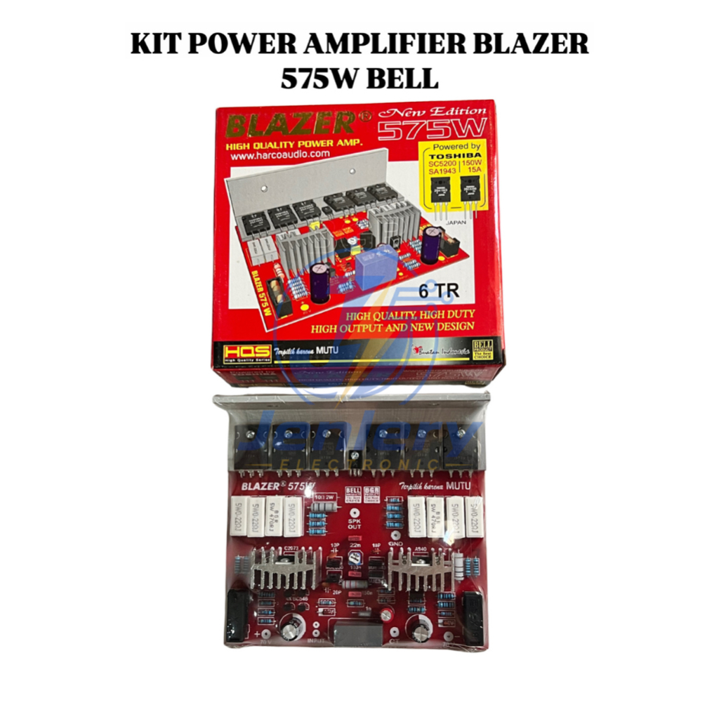Kit Power Amplifier Blazer 575W Bell