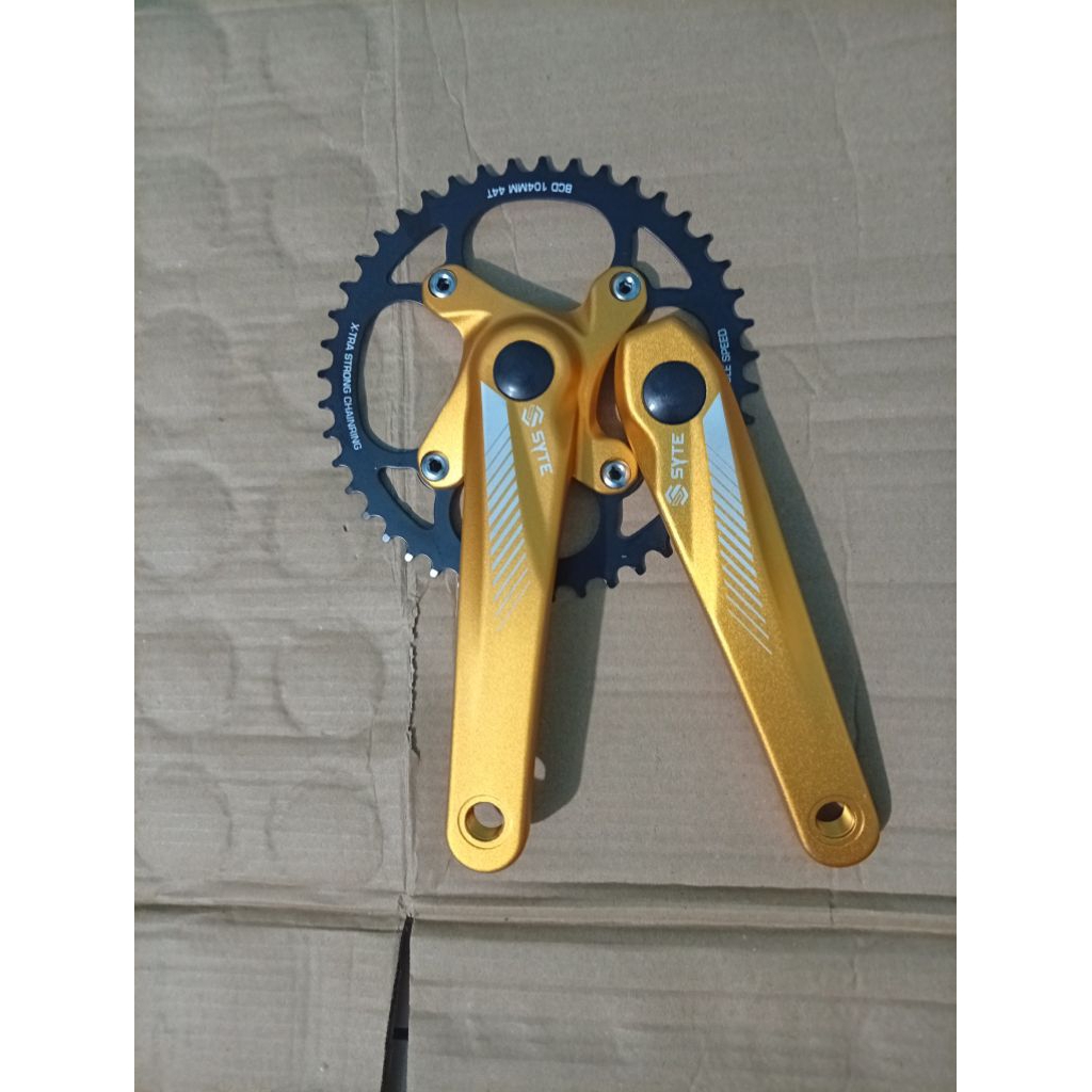 Crank Sepeda HT1 Syte Gold