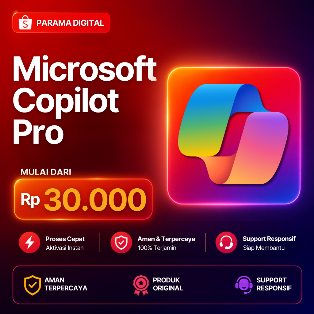 Microsoft Copilot Pro (CHATGPT4 TURBO) | PRIVATE 30 HARI | BERGARANSI