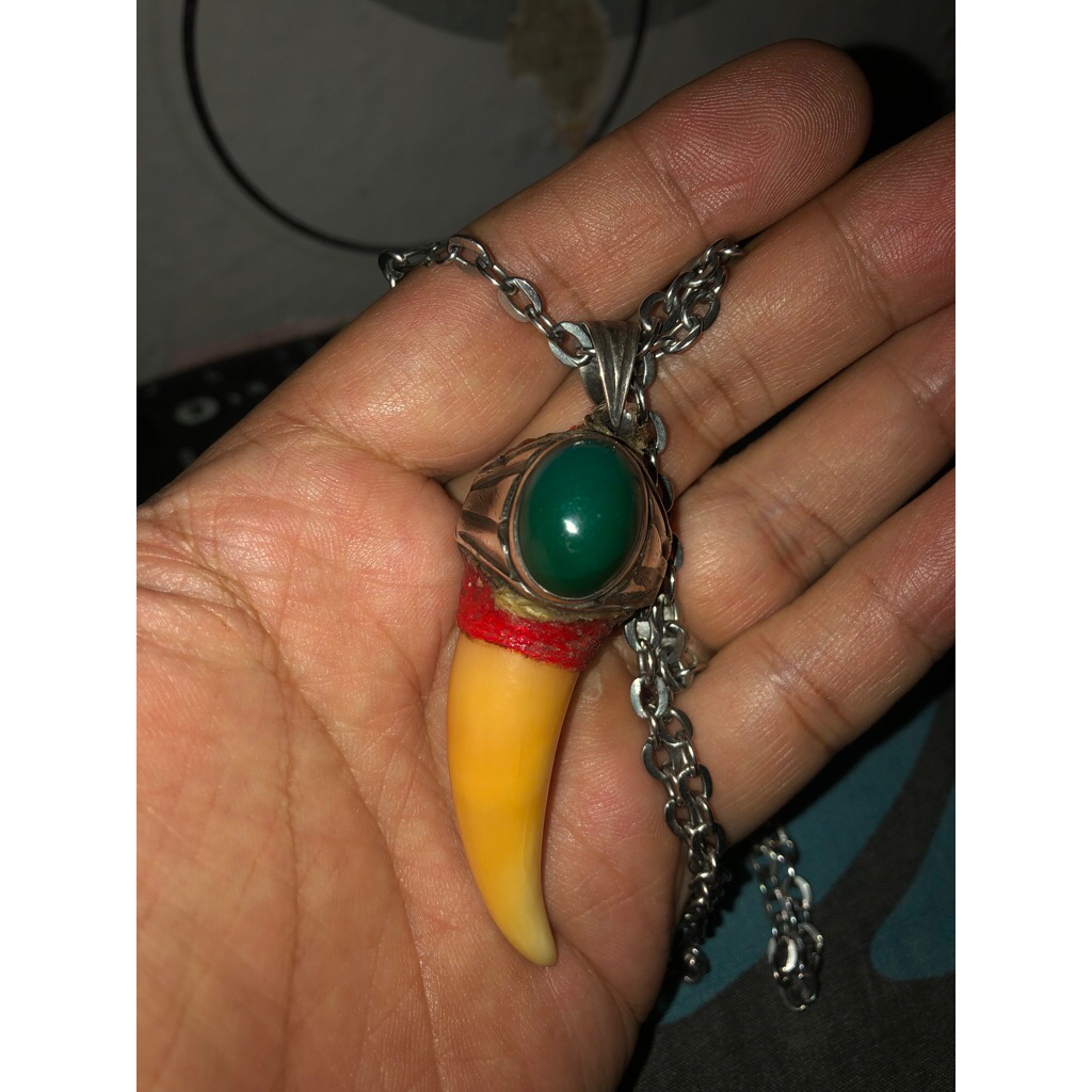 liontin pria bacan perak