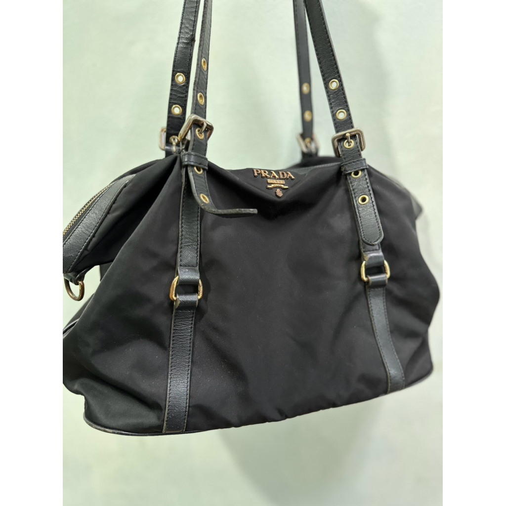 prada nylon tote bag
