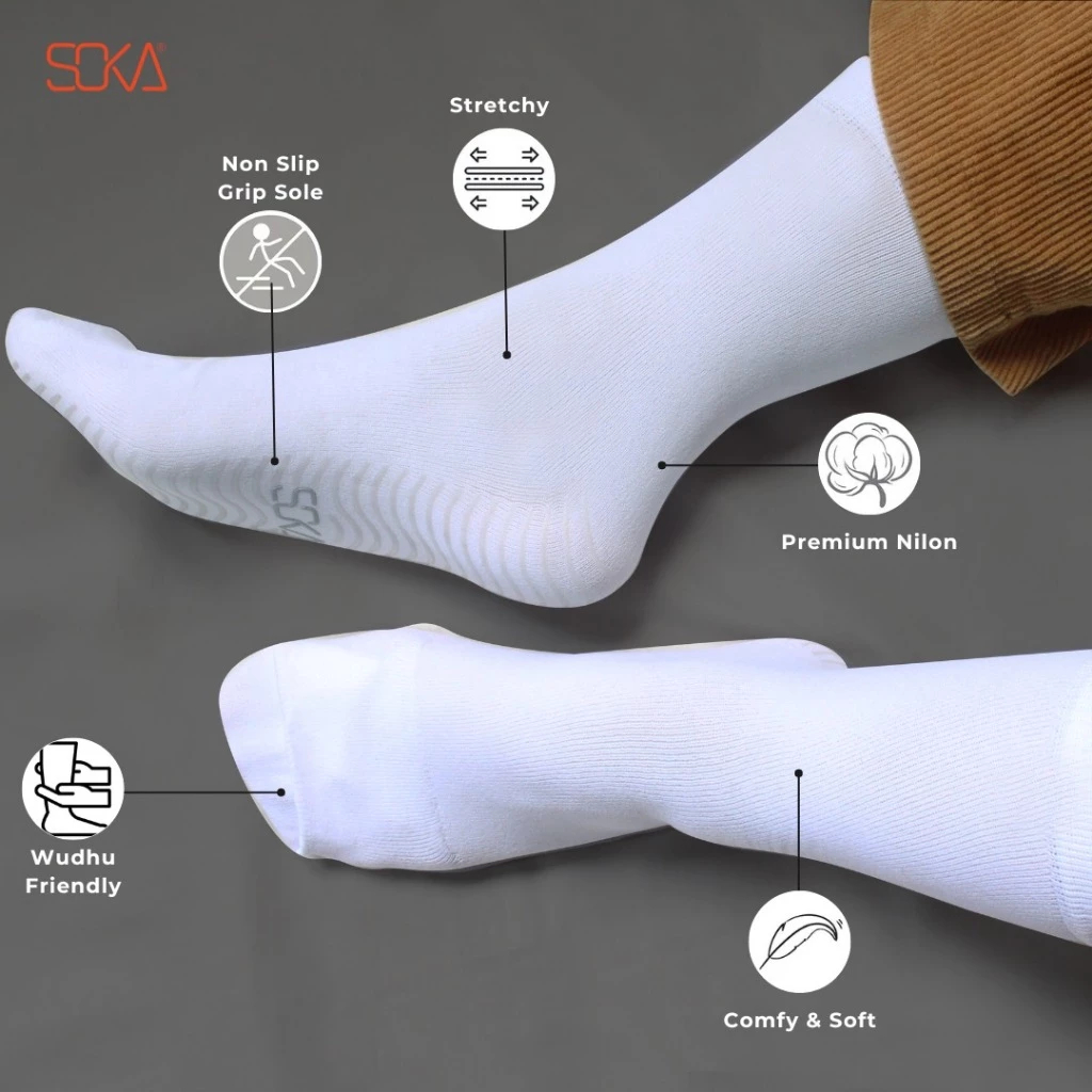 SOKA - Kaos Kaki SOKA Wudhu ANTISLIP Soka Premium