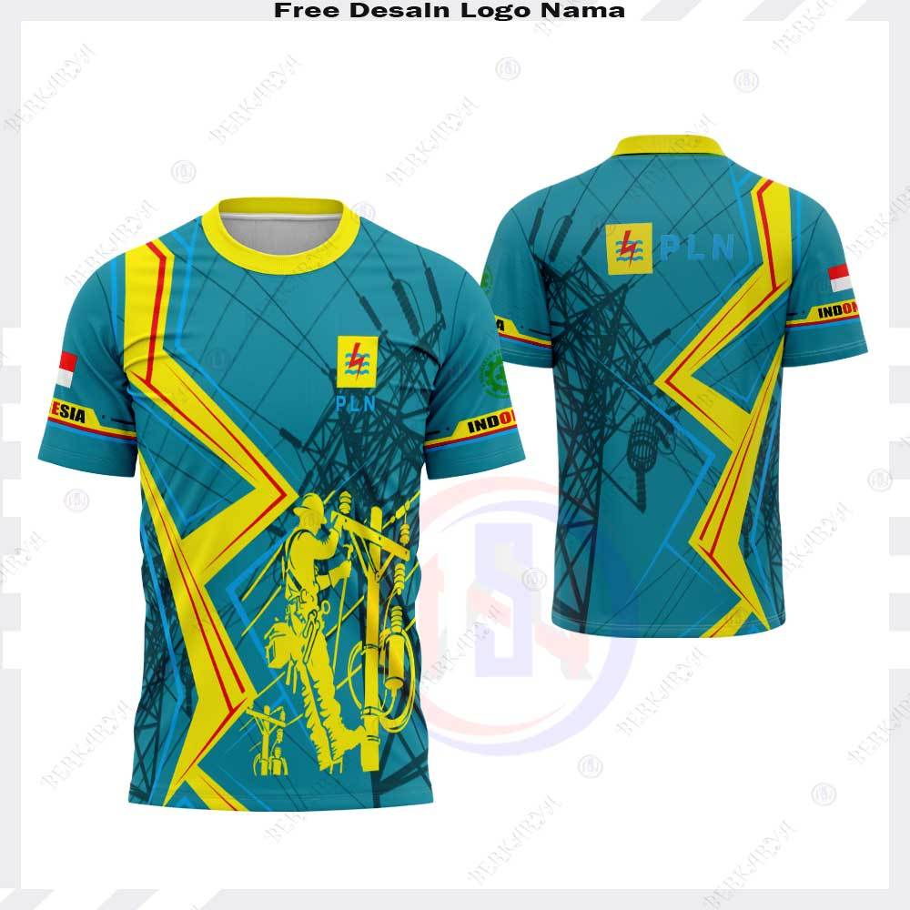 Jersey PLN Teknisi Listrik Dryfit Premium Full Printing