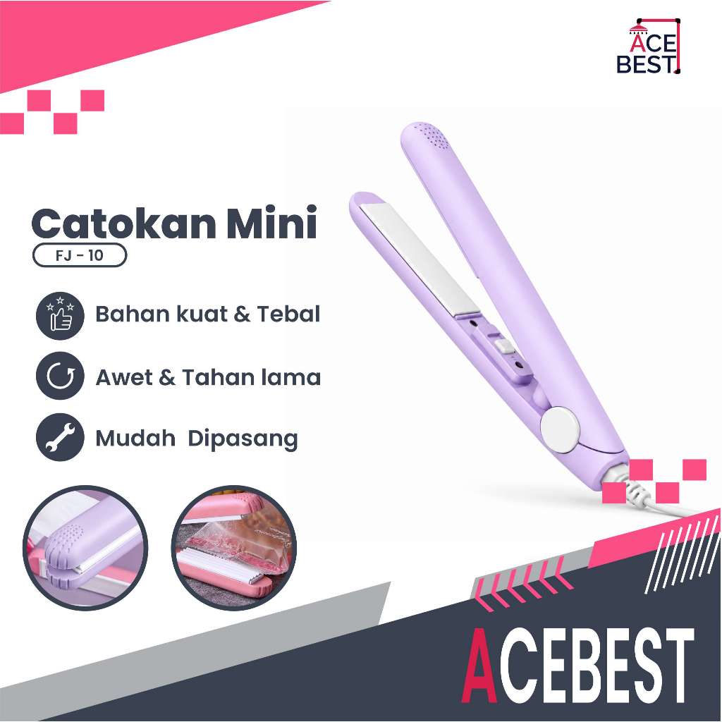 Catokan Mini Alat Pelurus Rambut Catokan Rambut FJ-10