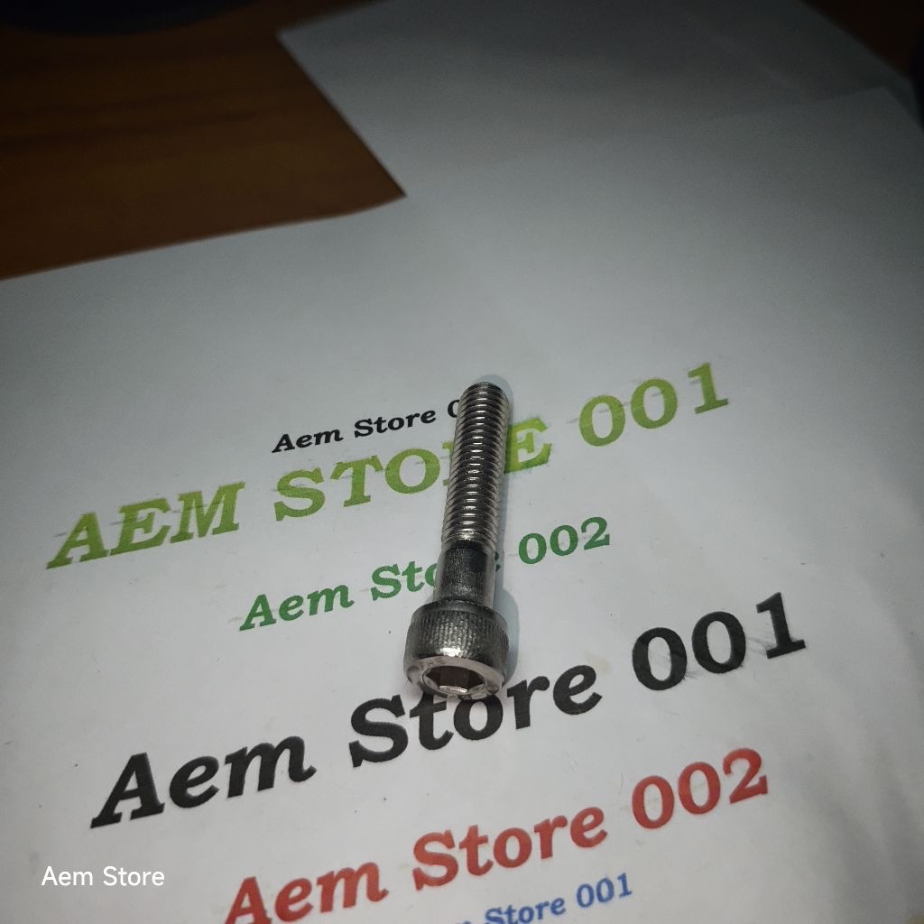 Baut L M8 X 40 half drat (4cm) stainless 304 THE A2-70