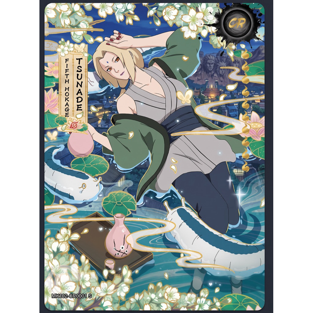 Kartu Naruto CR Tsunade T2W9 Inggris Original kayou