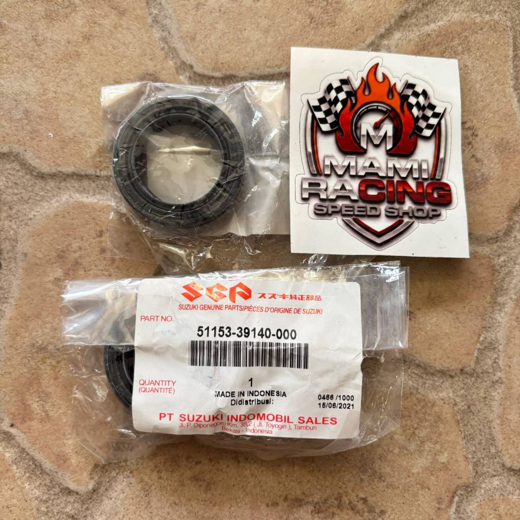 SIL SEAL SHOCK SOK SHOCKBREAKER DEPAN SATRIA 2TAK TORNADO ORIGINAL SGP 51153-39140-000