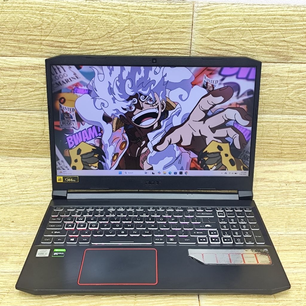 Laptop 2nd Acer Nitro 5 AN515-55 Core I5-10300H RAM 8GB SSD 512GB GTX 1650 TI