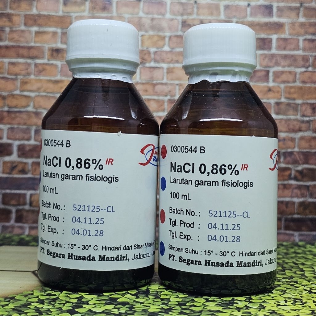 LARUTAN GARAM FISIOLOGIS Nacl 0,86% 100ML INDOREAGEN