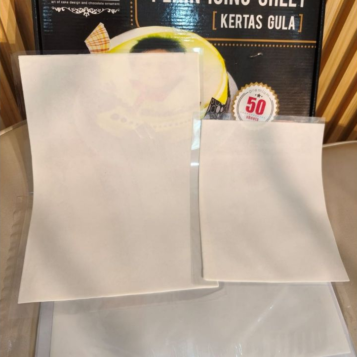 Kertas Print Edible Kertas Foto Gula Bisa Dimakan Printing Dekorasi Cake Custom Premium Food Grade