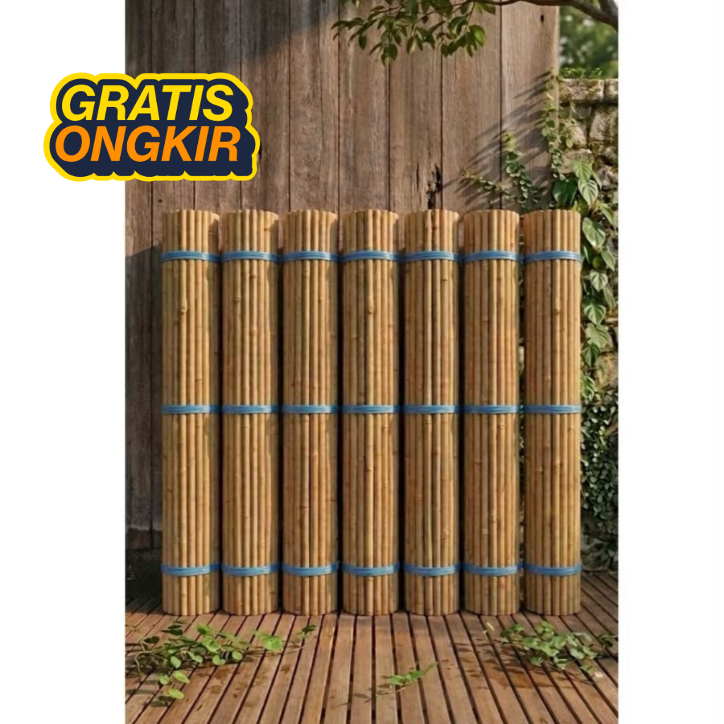 Batang Bambu Cendani Asli- Bambu - Batang Bambu - Tongkat Bambu - Dekorasi Taman