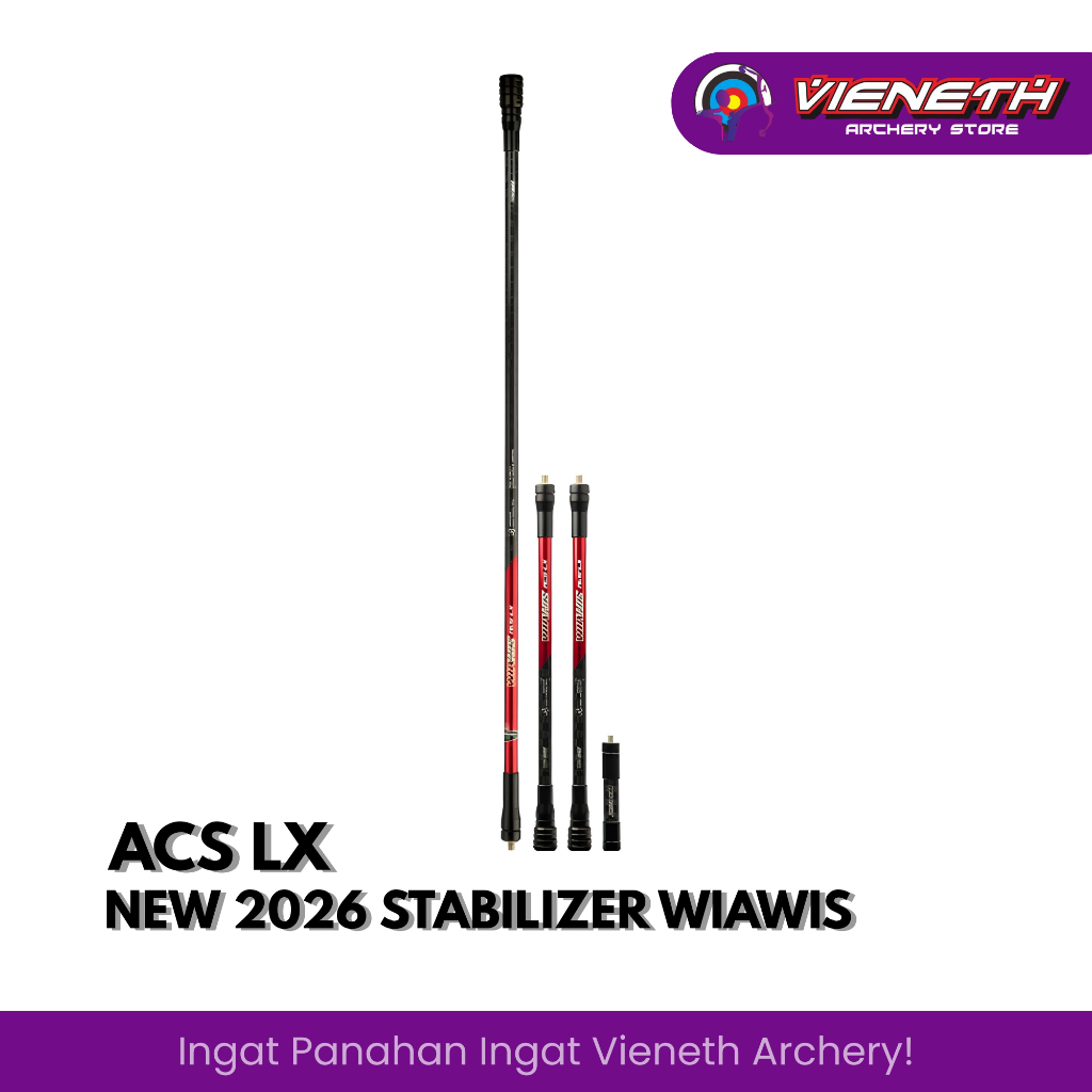 WIAWIS ACS-LX 30" STABILIZER OLAHRAGA PANAHAN ORIGINAL CARBON PREMIUM - STABILIZER STANDAR - STABILI