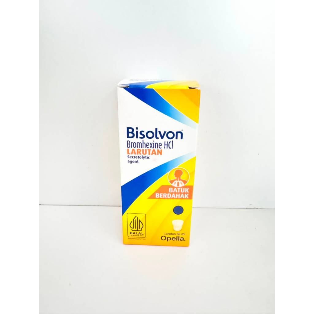 BISOLVON SOLUTION 50 ML UNTUK NEBUL, MERINGANKAN BATUK BERDAHAK