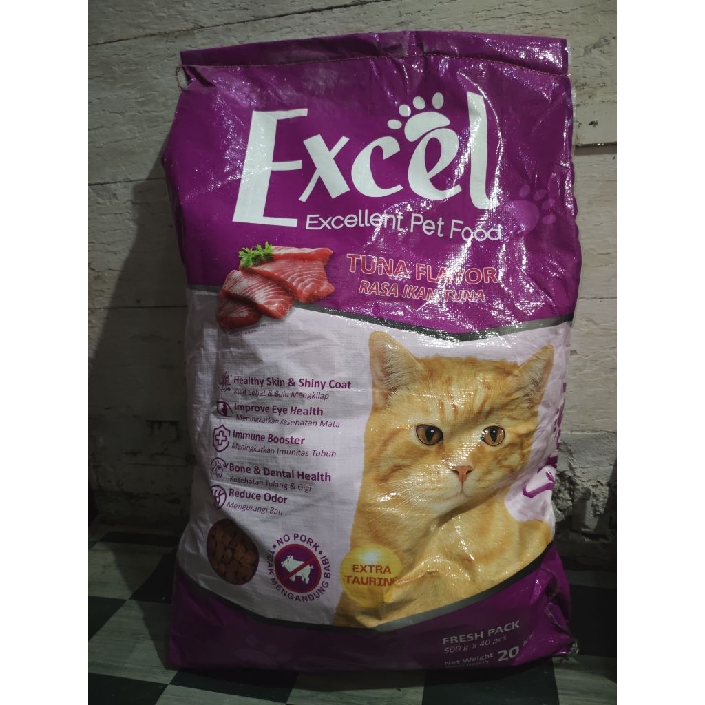 MAKANAN KUCING EXCEL 20KG