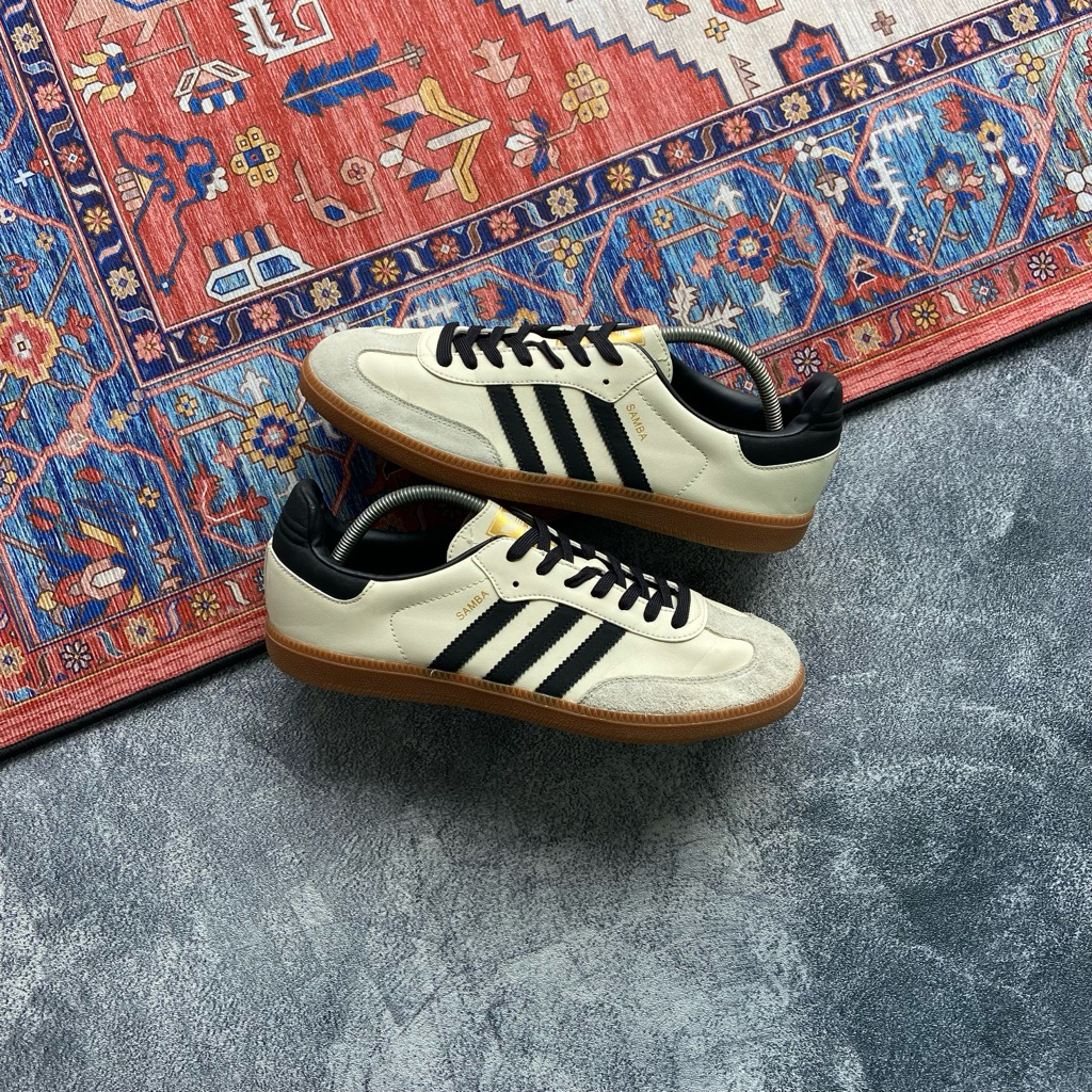 [Size 44] Rare Adidas Samba OG ‘Cream White Sand Strata’ (ID0478) Second Original Kondisi Mulus No M