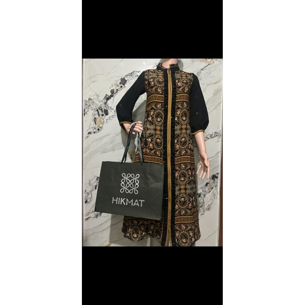 Abaya Hikmat Preloved Batik Series