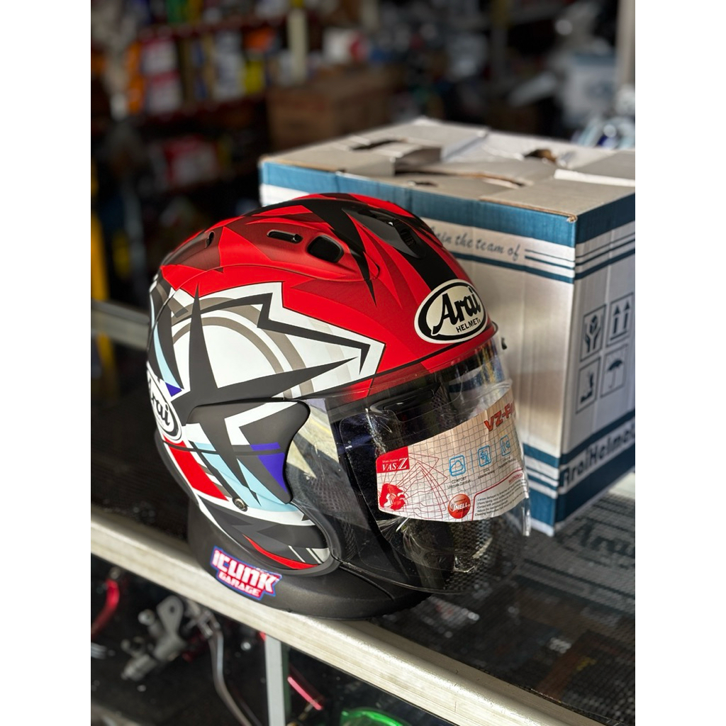 helm helmet ara* vz ram 1:1 l ARAl TAKUMI half face clone super copy original bukan tsr ara1 TAKUMI 