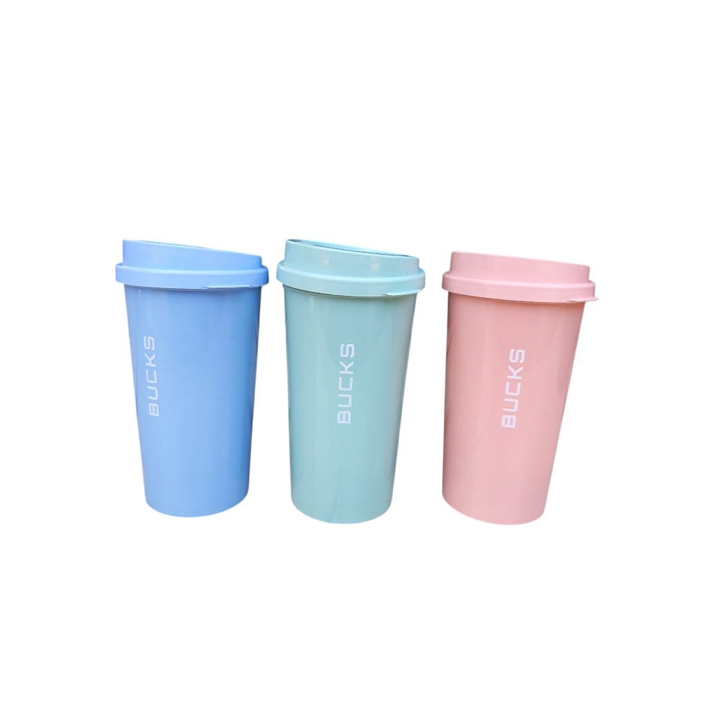 gelas BUCKS CLIO tumbler kopi, tumbler minuman estetik, tumbler plastik, tumbler tahan panas dan din