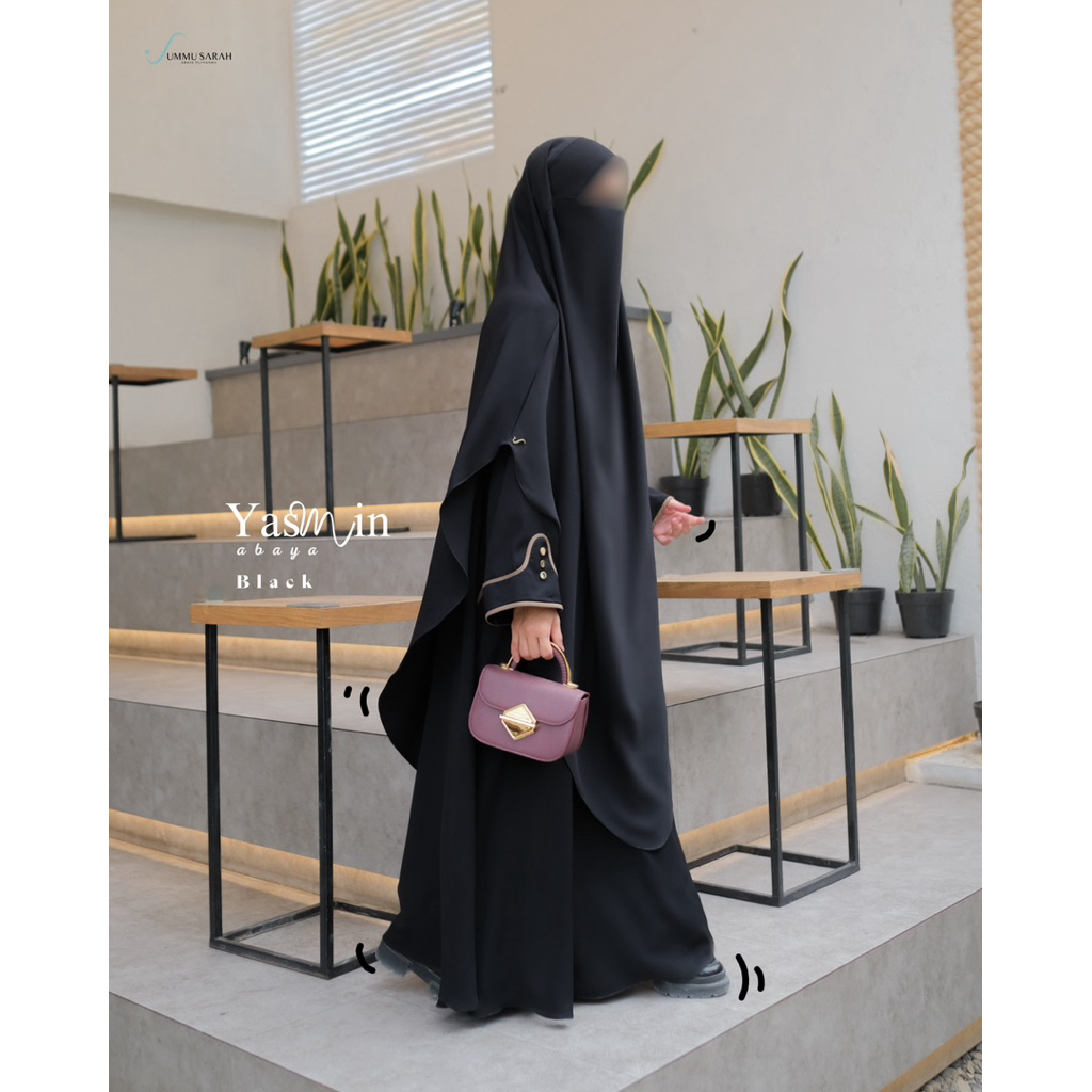 French Khimar Yasmin by Ummu Sarah (tanpa abaya)