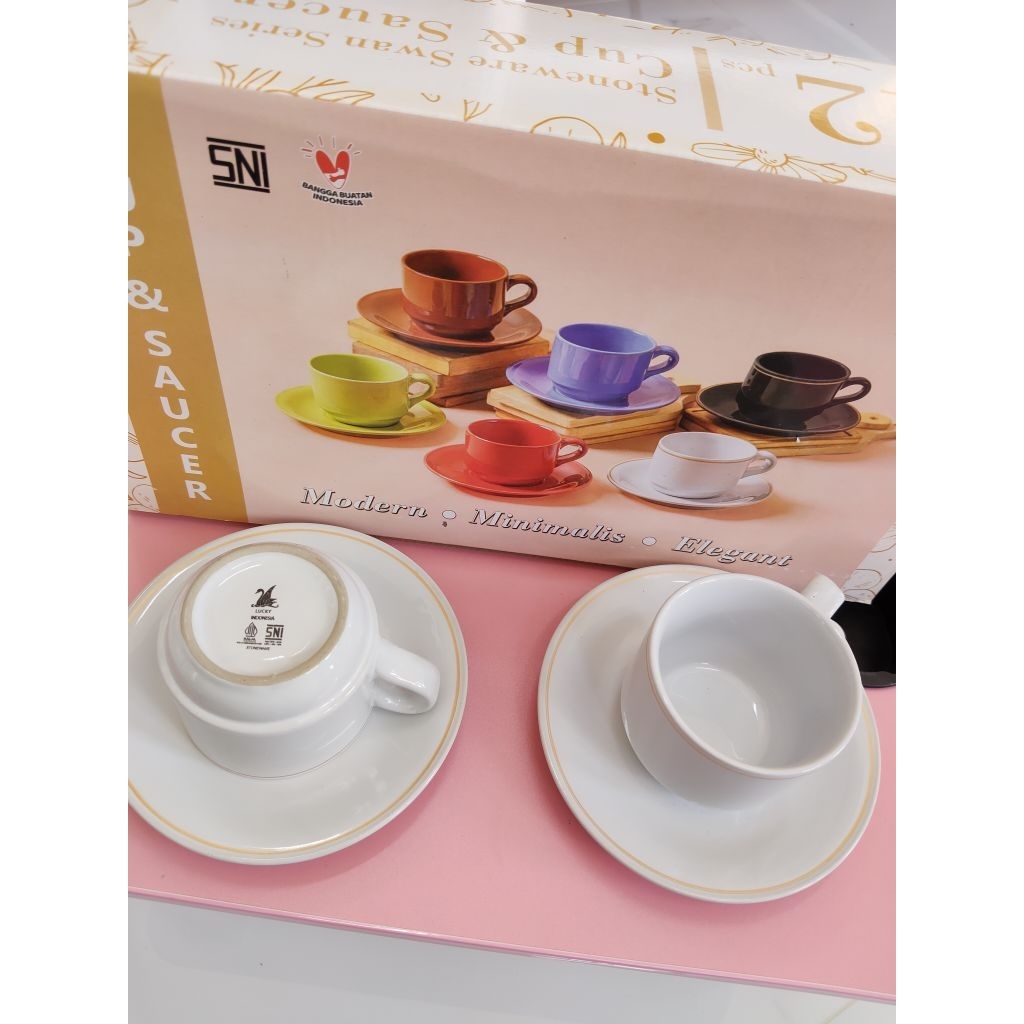 12 Pcs Teapot Set Cup & Saucer