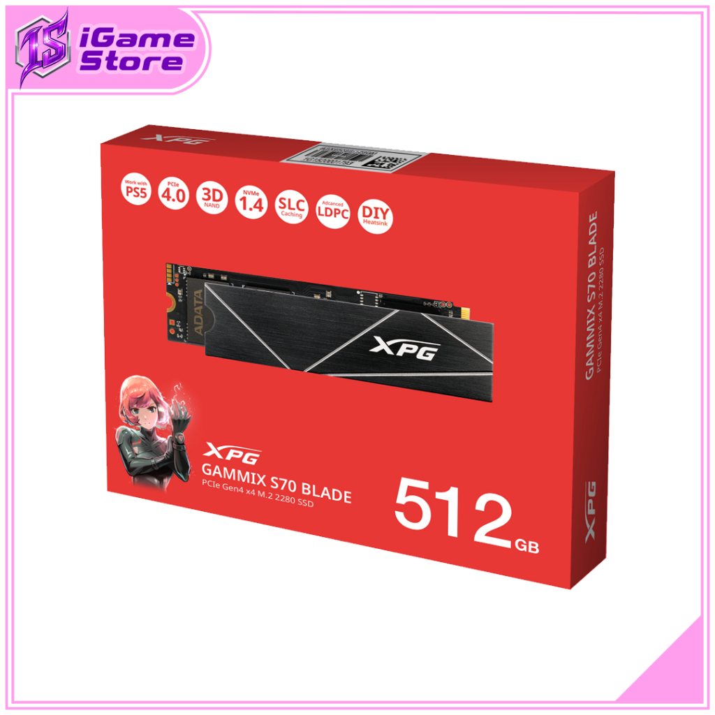SSD ADATA XPG GAMMIX S70 BLADE 512GB