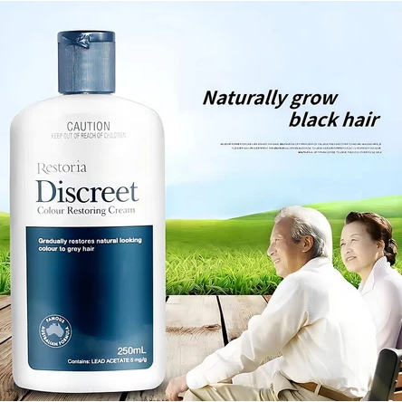 Restoria Discreet Restoring Cream 250ML /Restoria Discreet Dark Hair Cream /Original Color Repair Cr