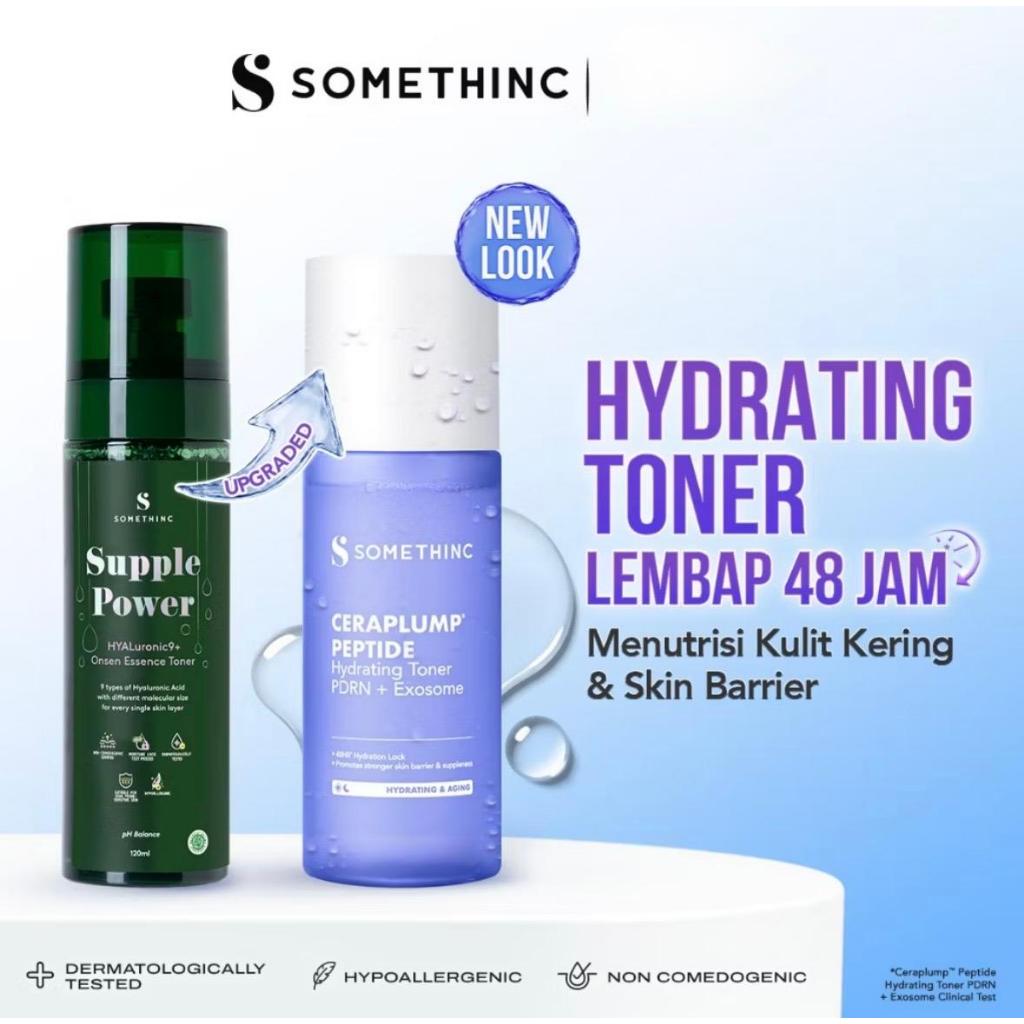 SOMETHINC Ceraplump Peptide Hydrating Toner | Toner Vegan PDRN + Exosome + Peptide - 100ML