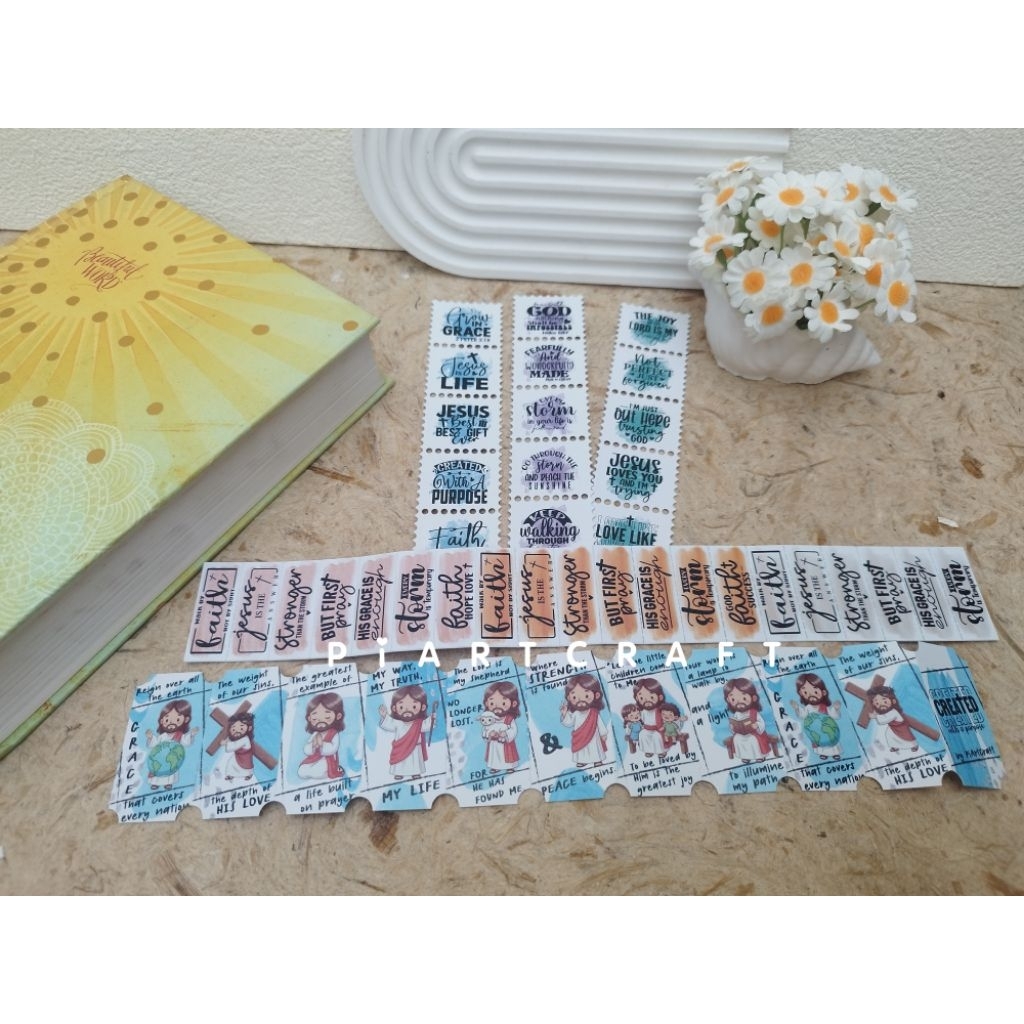 Hiasan Kertas untuk bible journaling / Alkitab