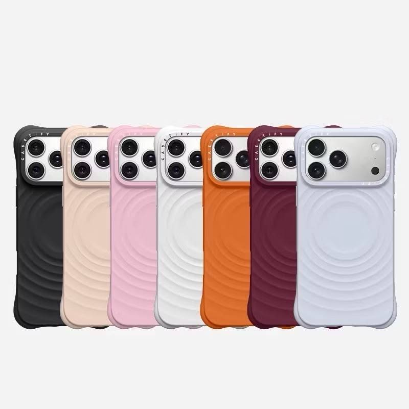 AIRONOX-READY STOCK Case IPhone 17 PRO / 17 PRO MAX Casing CASETiFY Ripple Magnetic Magsafe Soft Sil