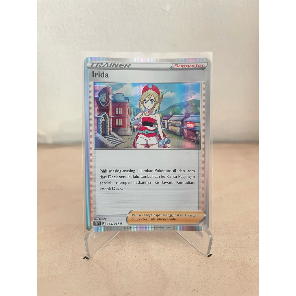 R Irida s10P 064/067 Pokemon Trading Card Game Indo