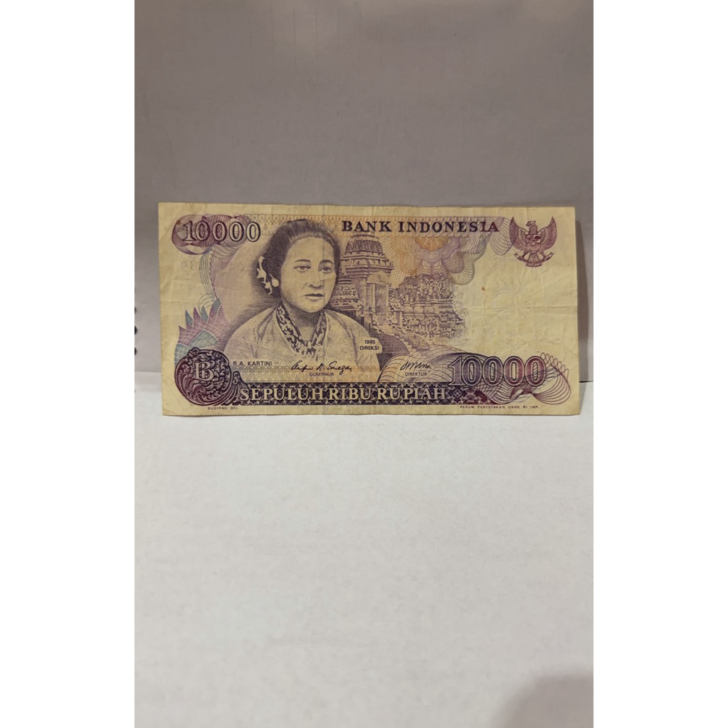 KOLEKSI UANG 10.000 10rb R.A KARTINI 1985
