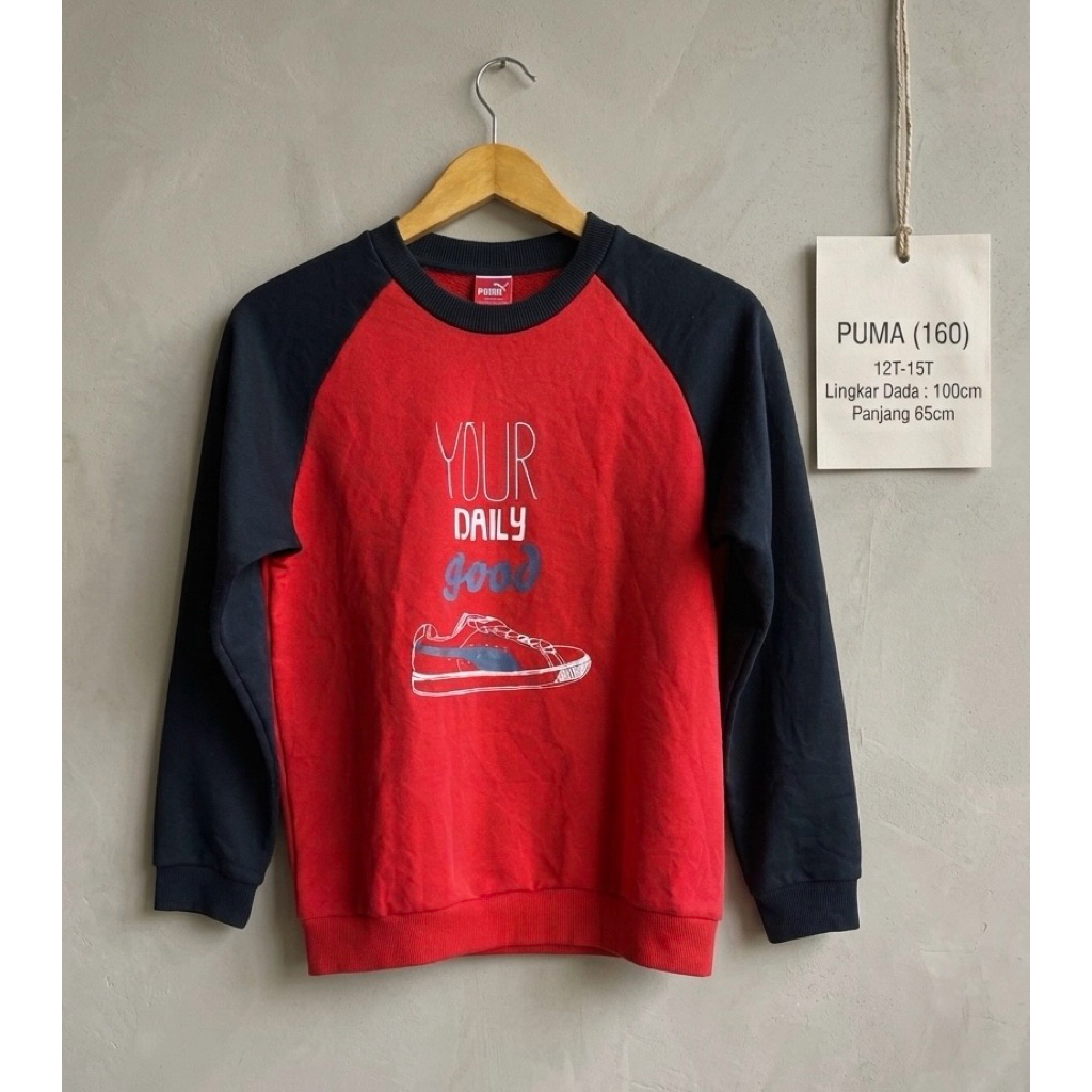 CREWNECK / JAKET PUMA ANAK REMAJA 160, 12T-15T (Second)