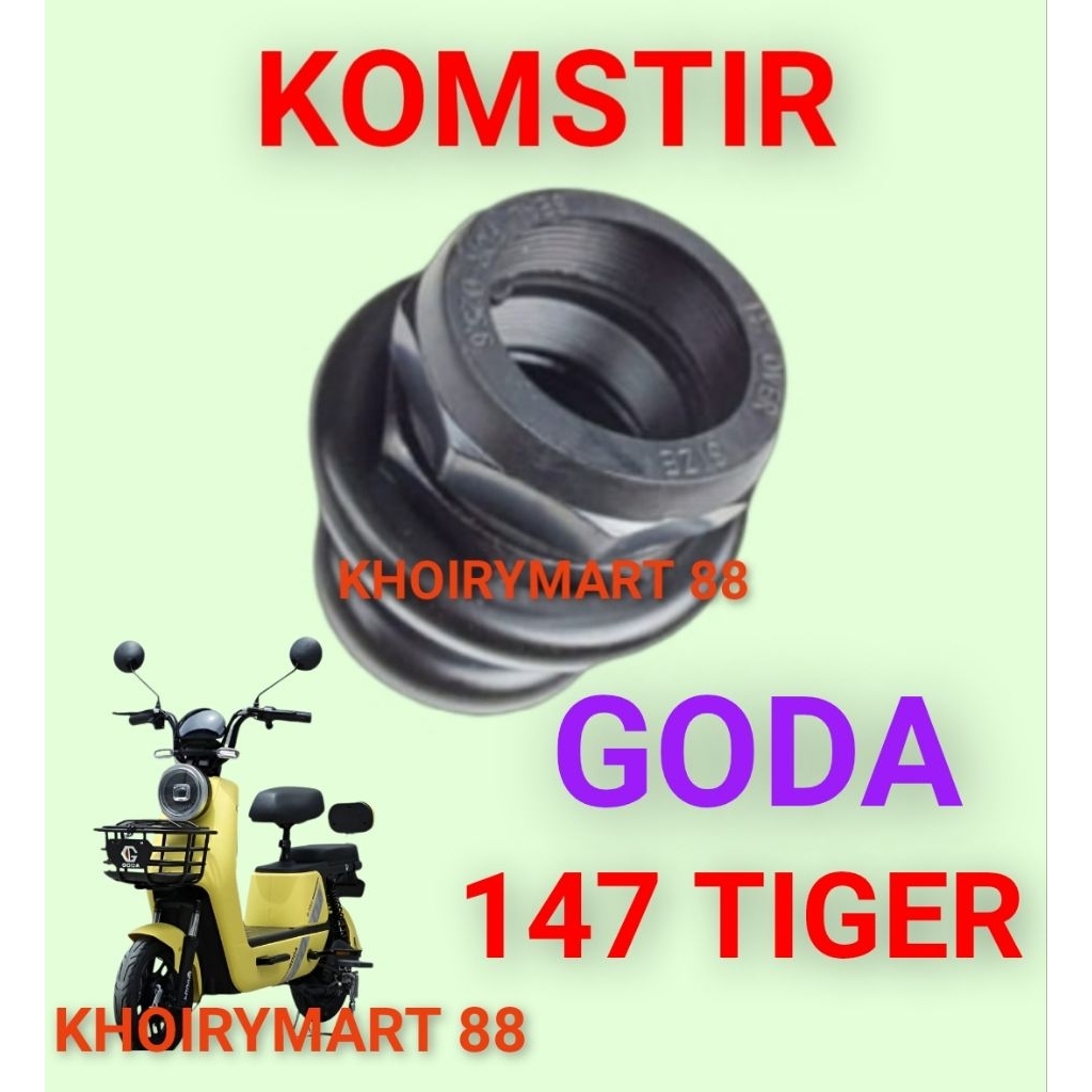 komstir goda 147 tiger kones headset komfork sepeda listrik goda 147 tiger