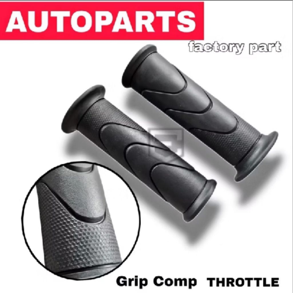 Handgrip Standar HND Universal Motor Hitam