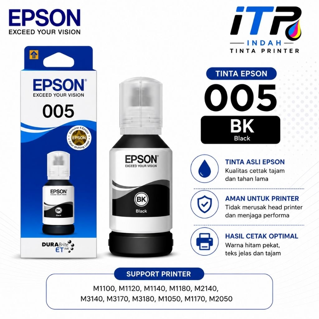 Tinta Epson 005 Original BK Epson 005 Black