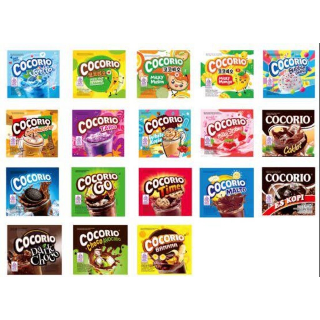 Cocorio minuman sachet All Varian