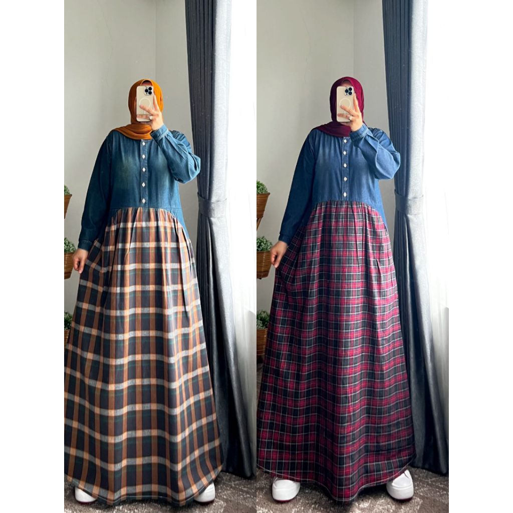 Syaina Semut Original || Dress syaina ||Gamis Wanita