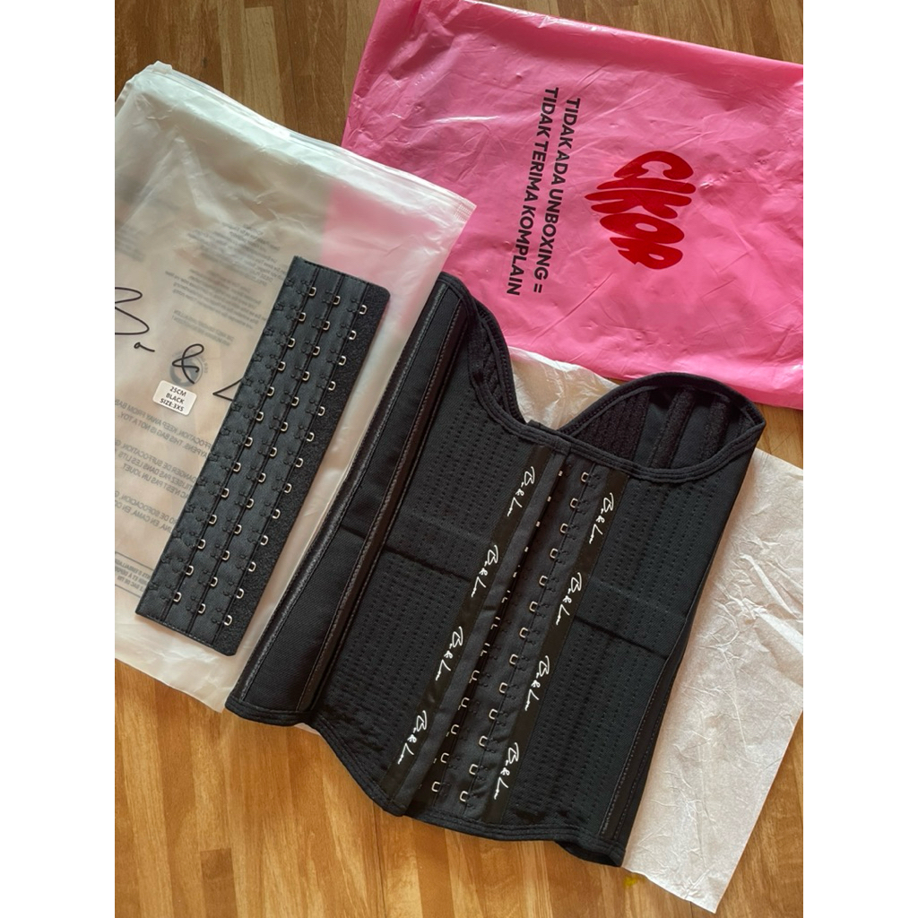 NEW korset cikor bondlou 3xs black charcoal BARU