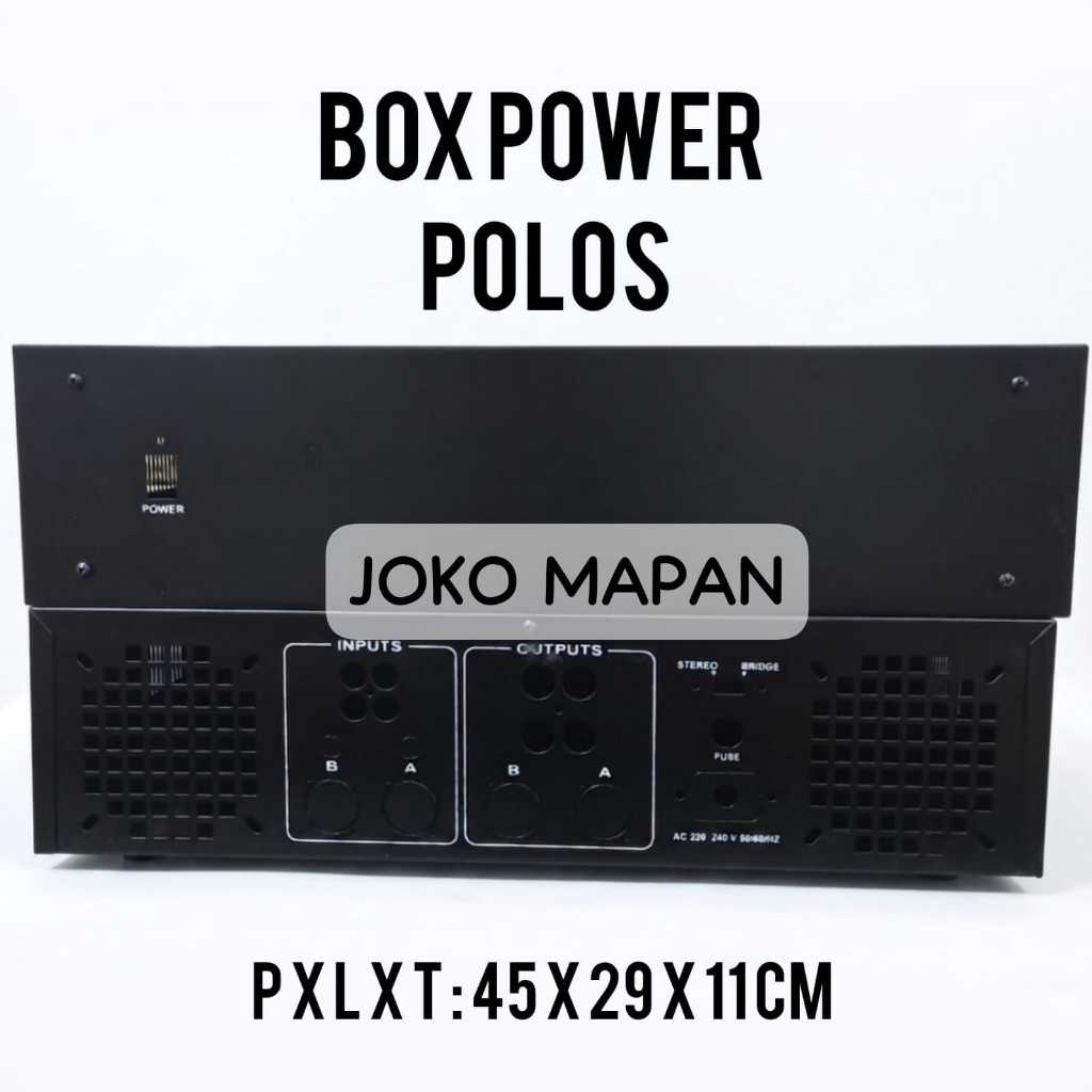BOX POWER AMPLIFIER BESAR POLOS 45X29X11 CM