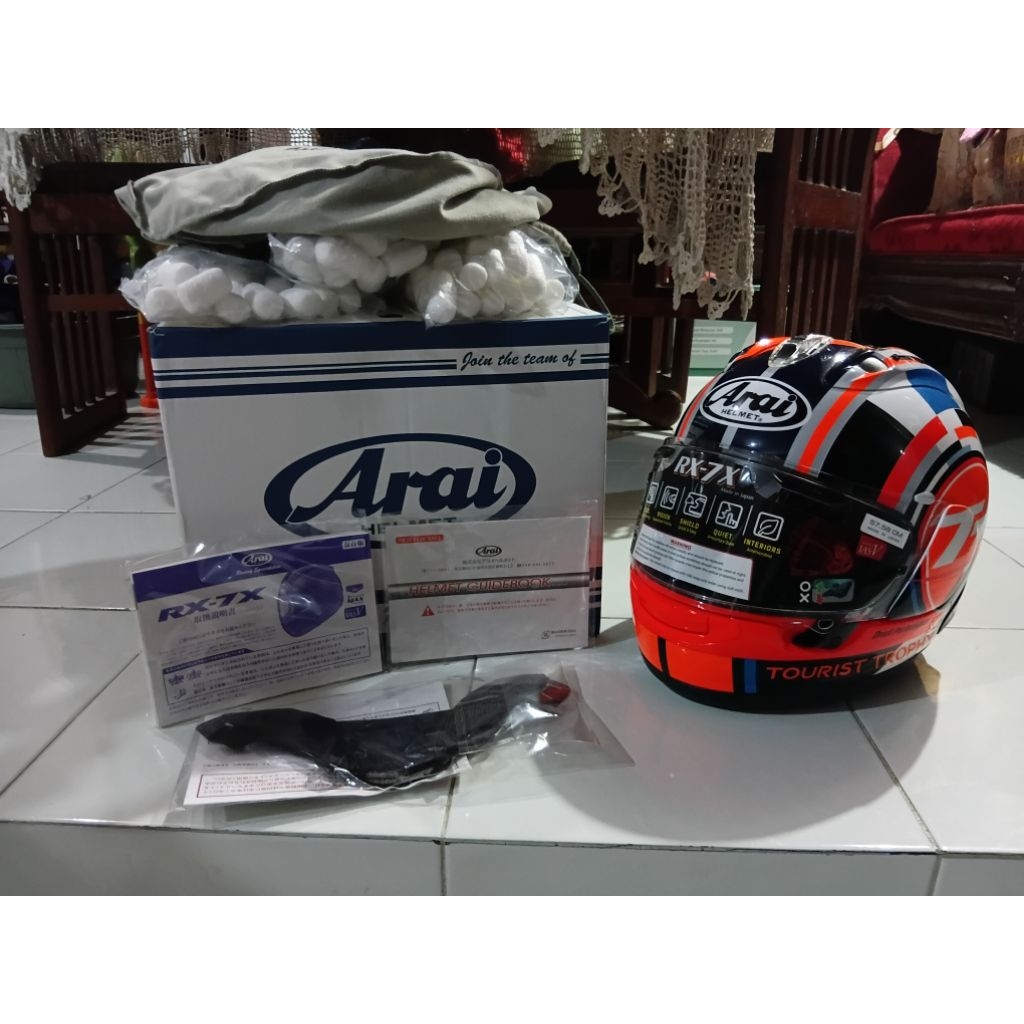 helm arai rx7x iom tt 2025 2nd SIZE L second