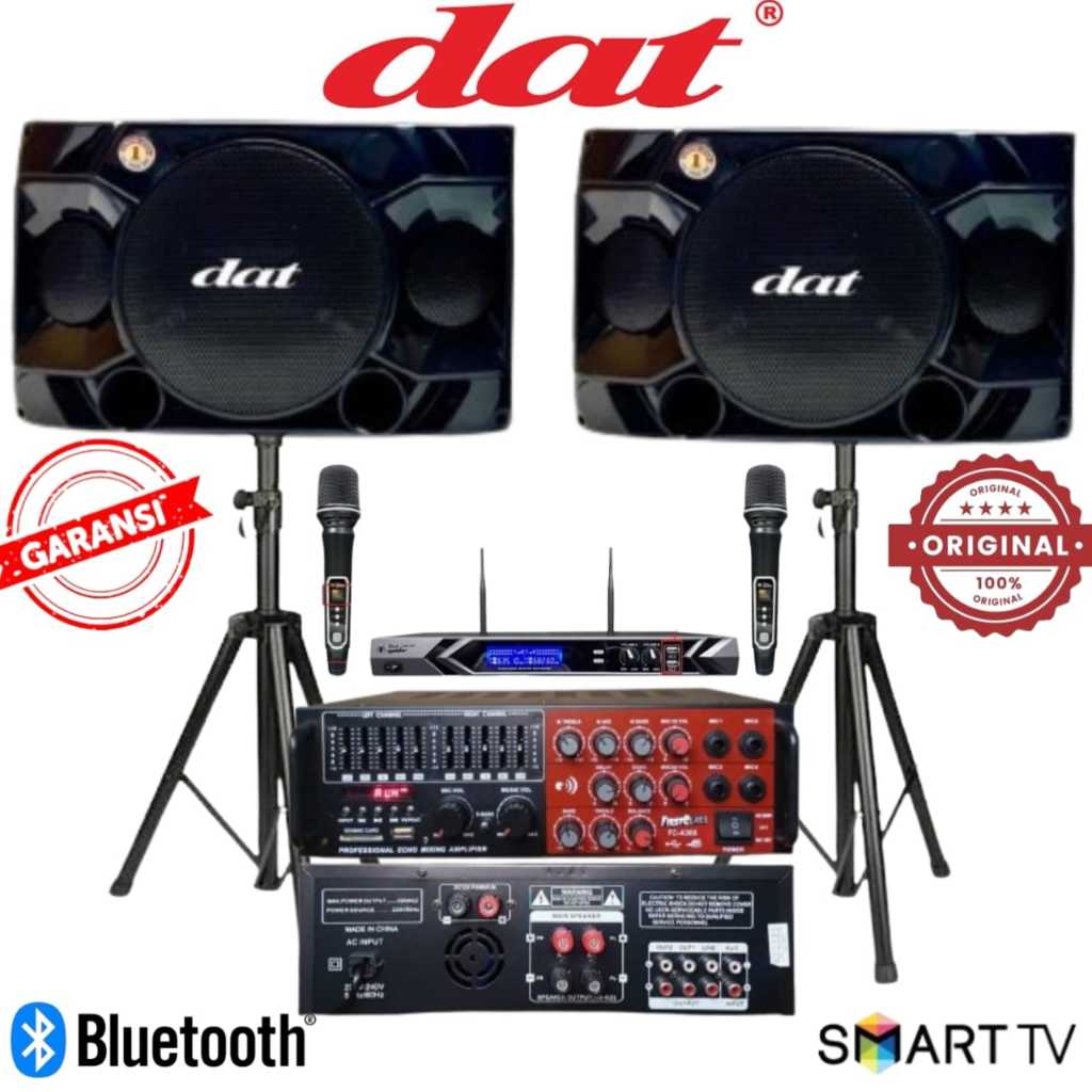 paket karaoke dat 10 inch sound system paketan indoor rumah home theater