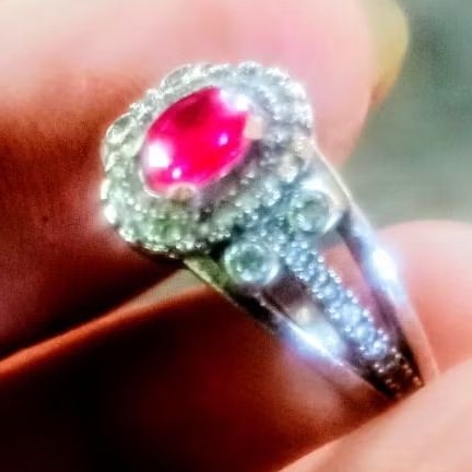 Batu Akik Ruby Pigeon Burma Asli