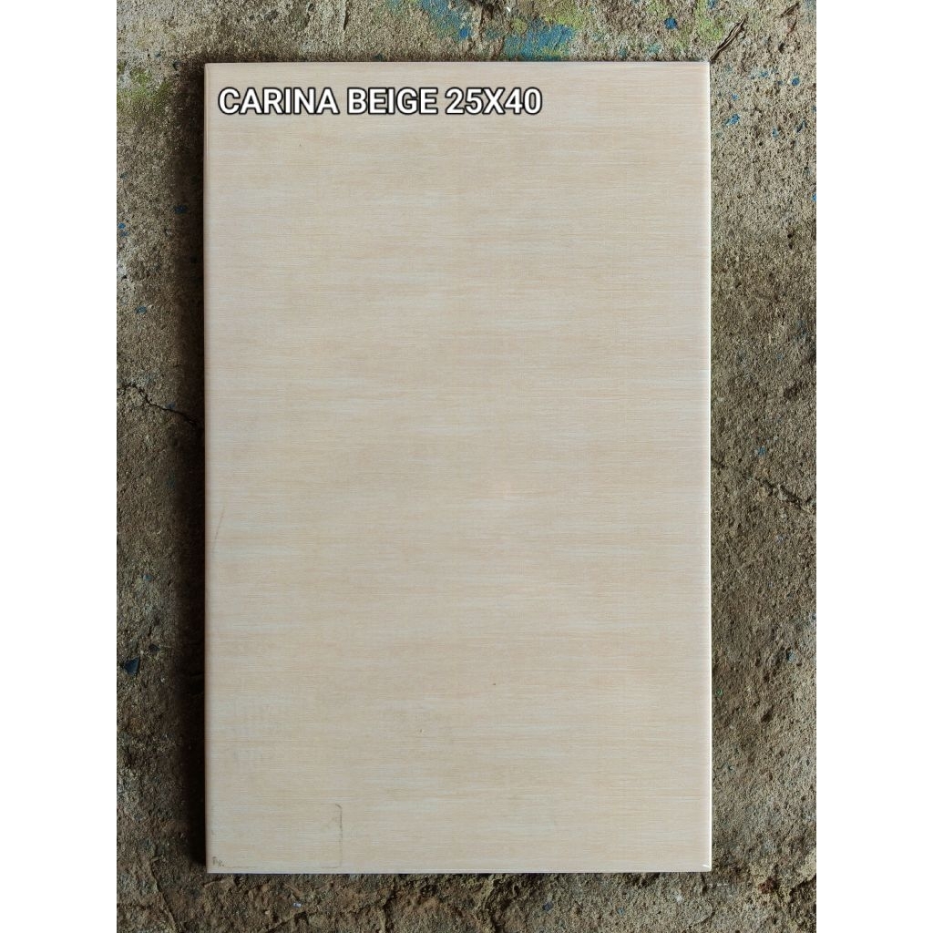 Keramik Dinding Glossy 25x40 Mulia Carina Beige