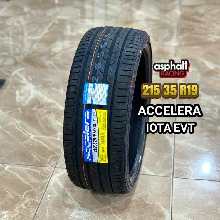 BAN MOBIL TUBLES UKURAN 215/35 R19 MEREK ACCELERA IOTA EVT BAN TUBLES MURAH 215 35 R19