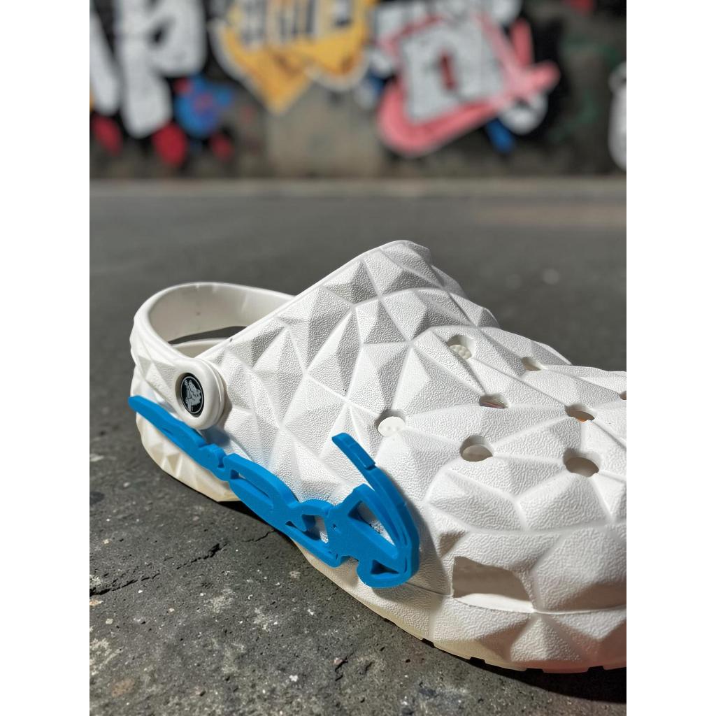 Aksesoris Sandal Crocs Custom Swoosh Rantai 3D Print / Jibbitz Side Charm Crocs Unik Estetik"