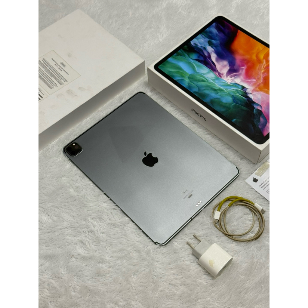 iPad Pro 2020 256GB 12.9 inch Cellular Resmi iBox Mulus Fullset Original
