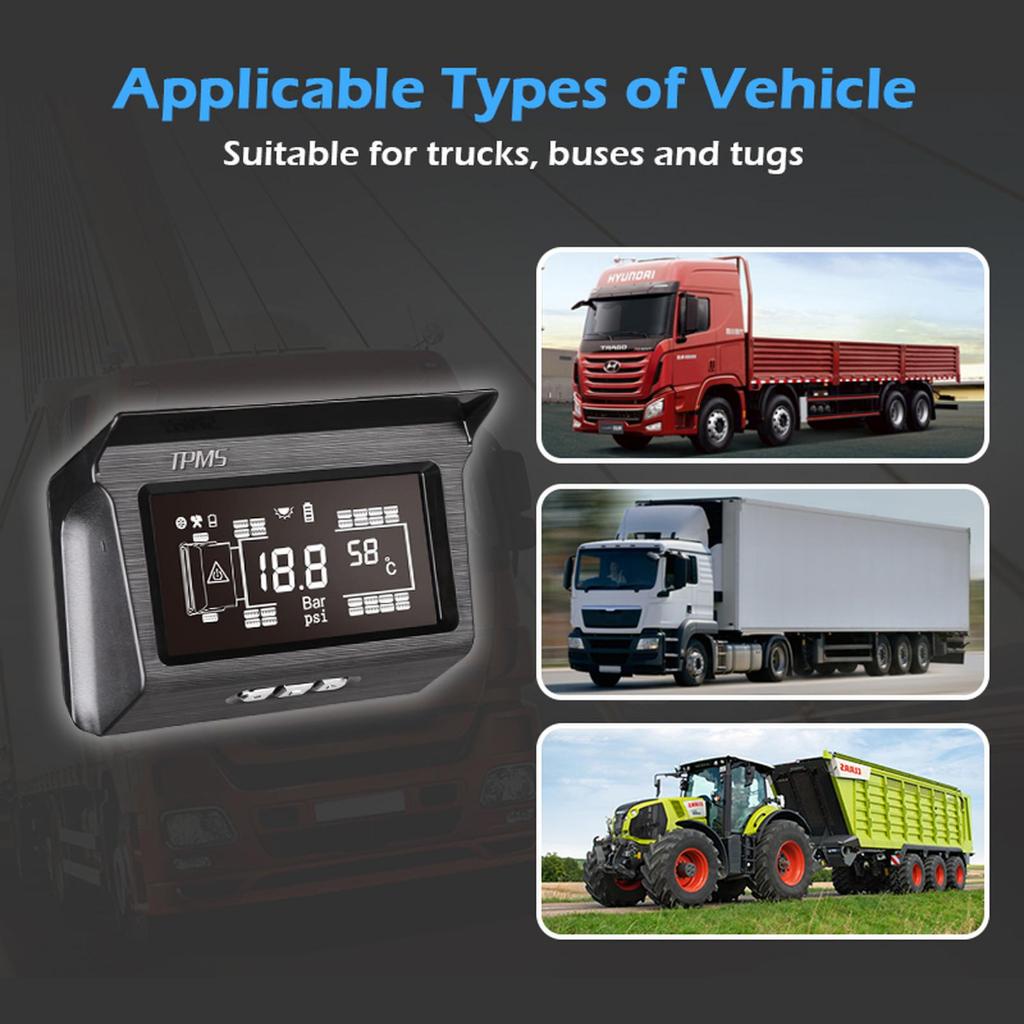 TPMS truk dan bus H2-22/Pengukur Tekanan Ban Truck Ban 22 Roda